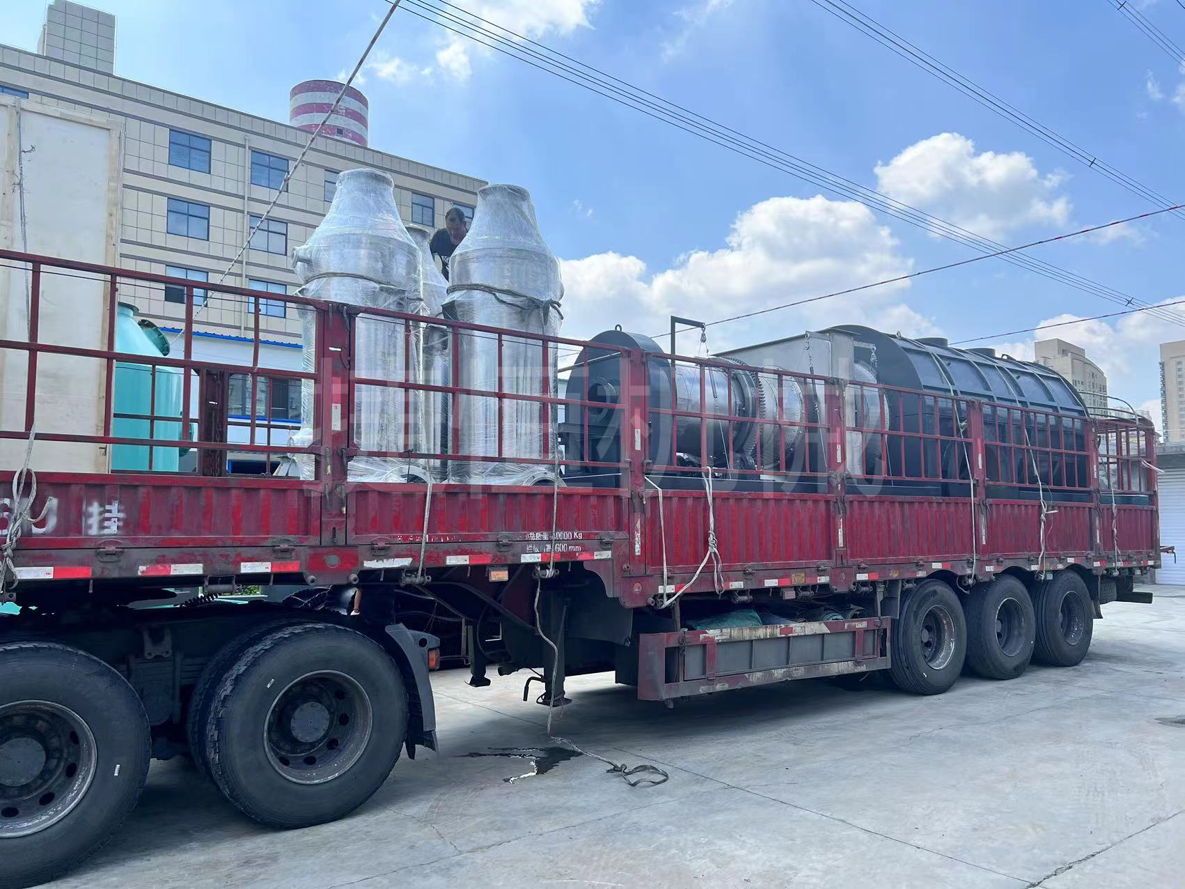 芬蘭客戶訂購(gòu)炭化機(jī)，發(fā)貨即將完成